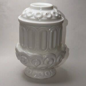 Weishar white milk glass fairy lamp